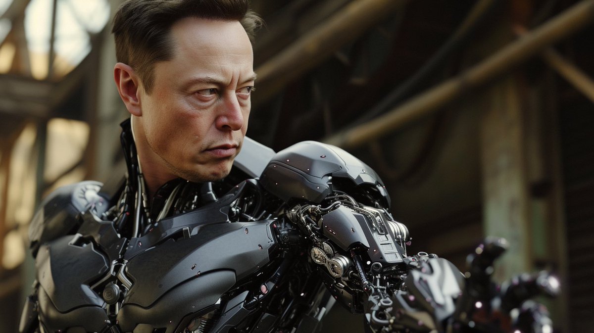 l45877's tweet photo. @elonmusk Nah, this should be you, black cyborg. https://t.co/9svnkSACEH