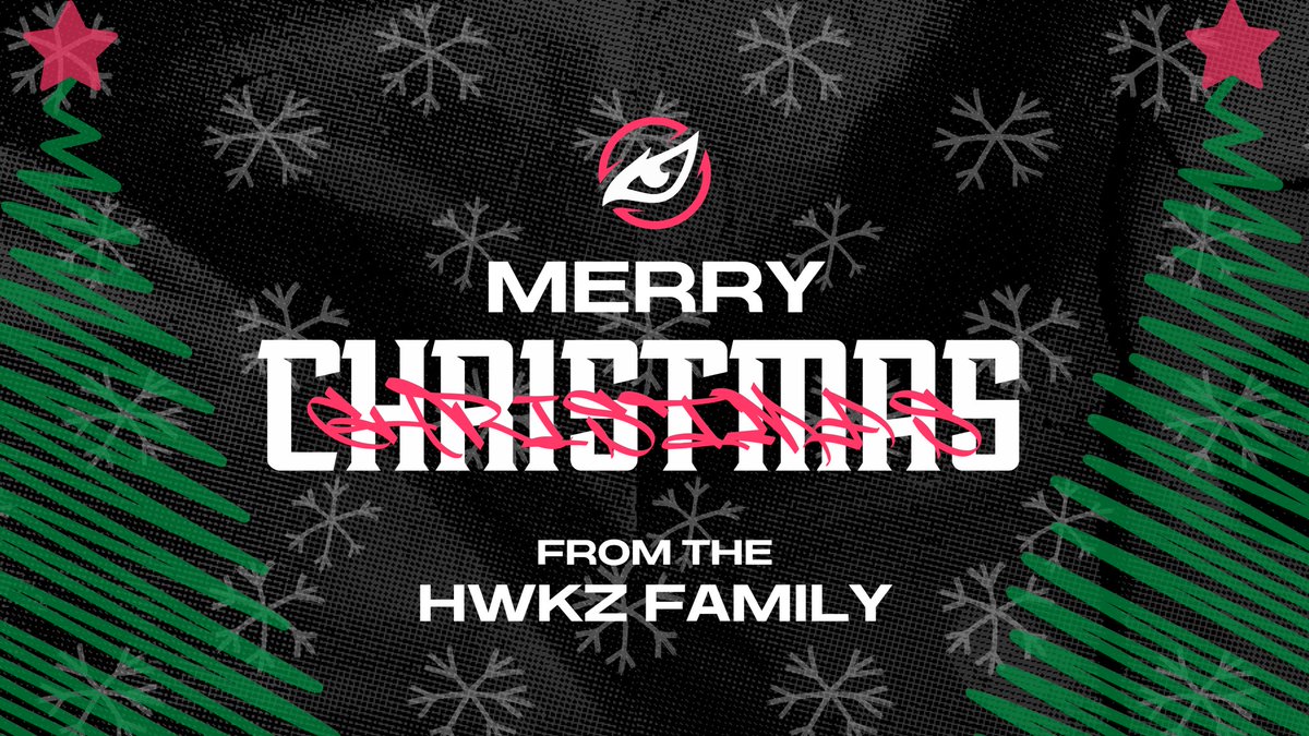 HwkzEsports's tweet photo. From all of us at HWKZ Esports, we wish you a Merry Christmas! May your dreams come true, and may you find plenty of gaming gear under the tree. Happy Holidays!

#UnleashingTheHunters https://t.co/ch2FRPjnkO
