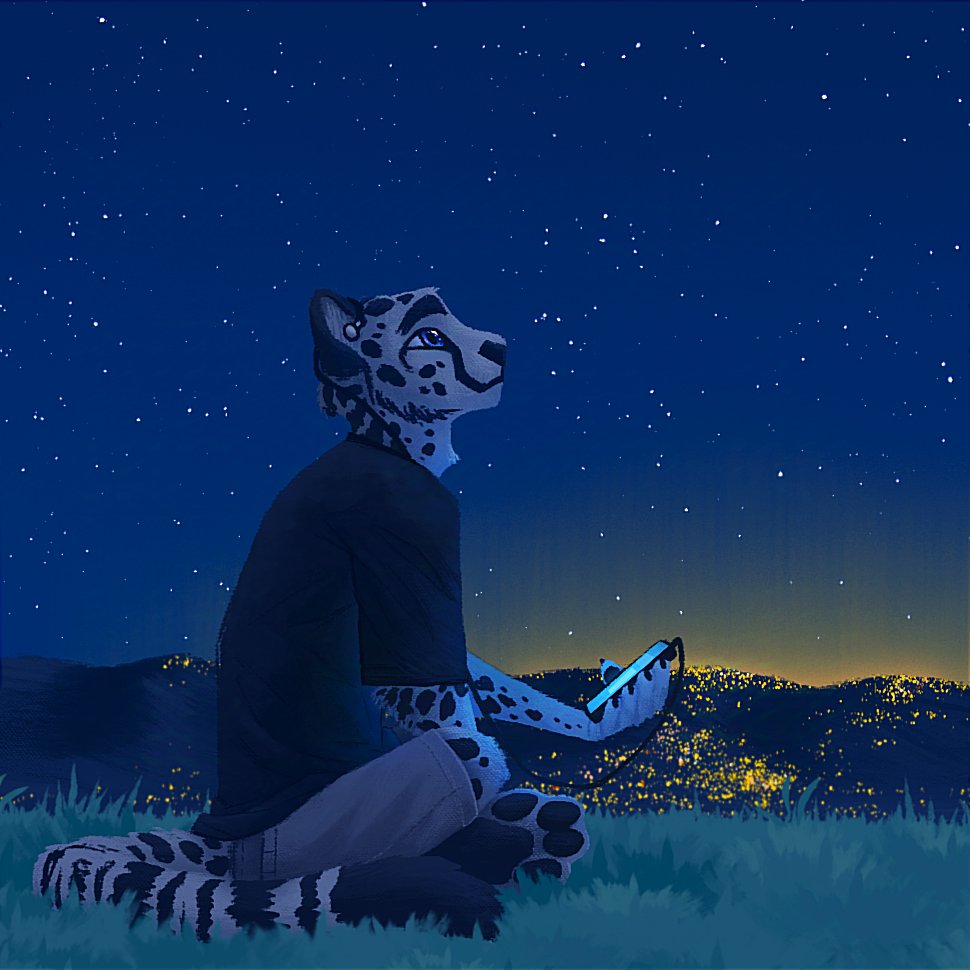 🌌 The night is not so dark anymore.