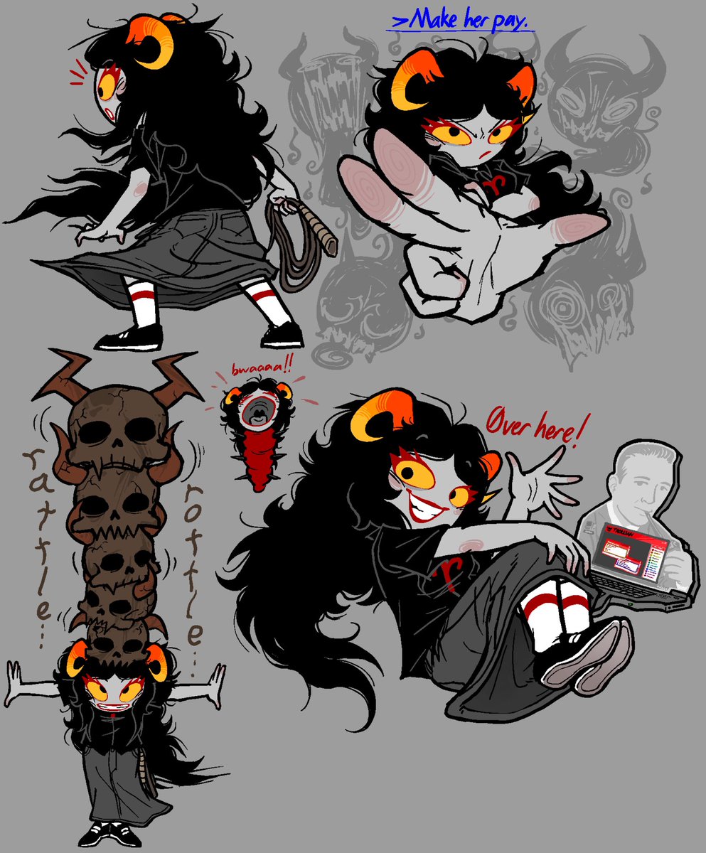 Banomaninator's tweet photo. the final aradias i pumped out before i cooled down a bit. OHHH her https://t.co/kKpObXCPXn