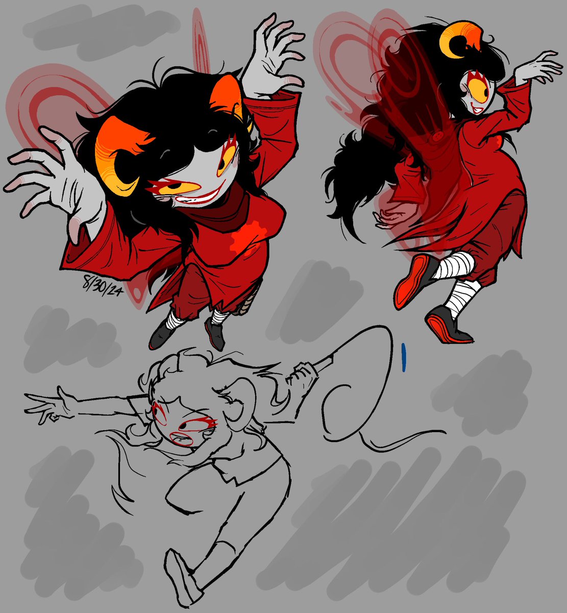 Banomaninator's tweet photo. the final aradias i pumped out before i cooled down a bit. OHHH her https://t.co/kKpObXCPXn