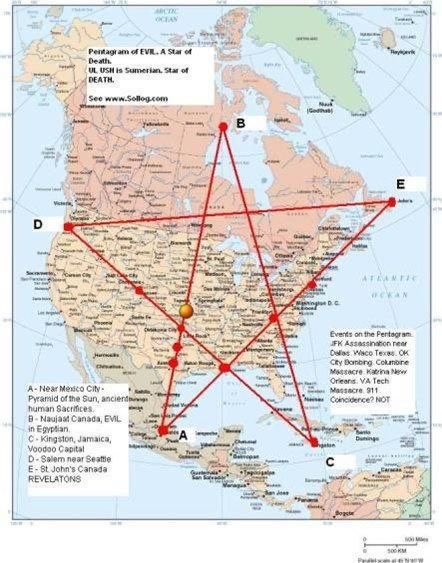 OVNIS_UFOs's tweet photo. 🐍🪐⚠️🇺🇲 Las personas que viven en los #EEUU. podrían tener razón. Hay miles de pirámides en todo el mundo que ni siquiera conocemos.
#PENTAGRAMA DE LOS #TIROTEOS #MASIVOS. TODOS LOS #ATAQUES #RITUALES SATÁNICOS DE BANDERA FALSA. LAS UBICACIONES DE TIROTEOS ESCOLARES ESTÁN CONECTADAS A LA UBICACIÓN DE LAS 👁️#PIRÁMIDES.
https://t.co/N0BKSCmm3Y
