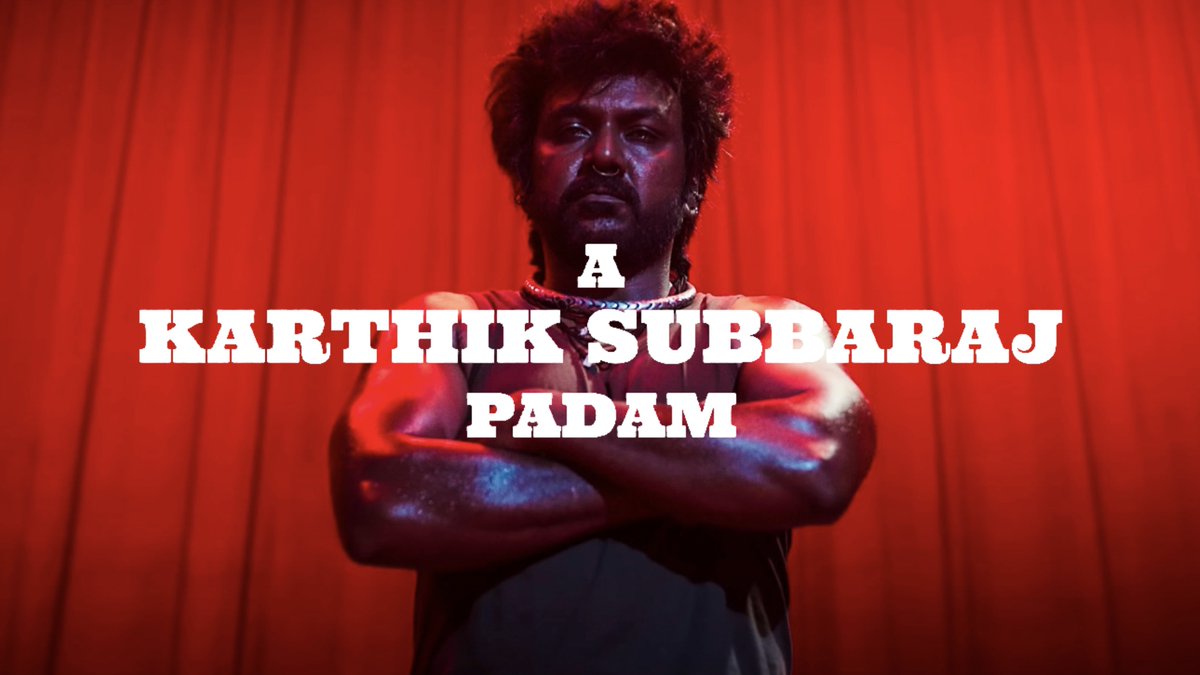 athul230's tweet image. Karthik Subbaraj in Retro Mode