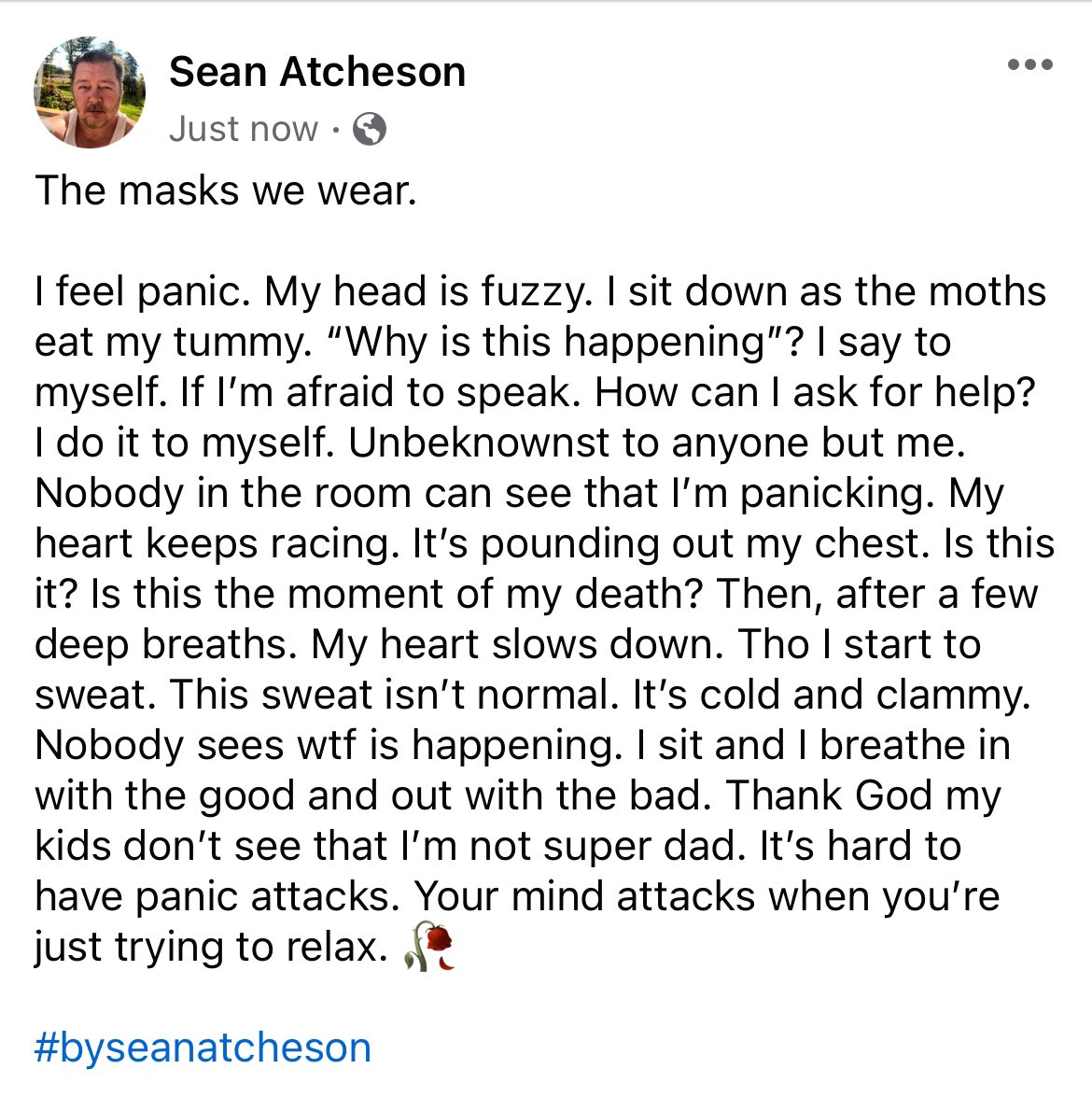 AtchSean's tweet image. #SickNotWeak #Anxiety #Panicattacks
#Depression