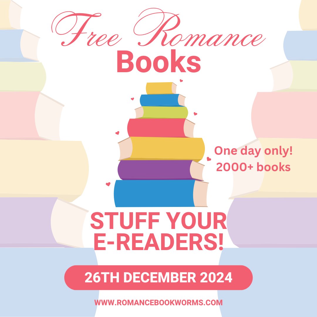 It's happening! Today is stuff your e-reader day! For ONE DAY only, there are over 2000 romance books available to download FOR FREE. This is not a drill. I repeat, this is not a drill! #stuffyourereader #stuffyourkindle #books #freeebooks #romancebooks

romancebookworms.com