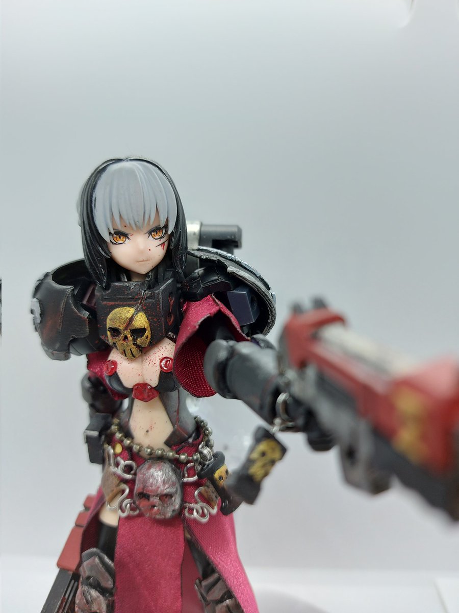Toyer__'s tweet photo. Bored and broke. The step sisters of battle/battle waifu
#warhammer #40k #adepta #sororitas #plamo #kitbash #plastic #model #custom #painting #warhammercommunity #nuke #matrix #chitoceriu.
#bolter #chainsword #martyred #lady #megami #device https://t.co/Aa836PpYEA