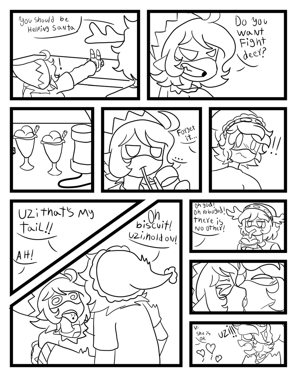 merry christmas!
#murderdrones #nxuzi #UzixN #nuzi #biscuitbites #SerialDesignationV #SerialDesignationN #UziDoorman #glitchproductions #MerryChristmas #fanart #MerryChristmas2024 #comic