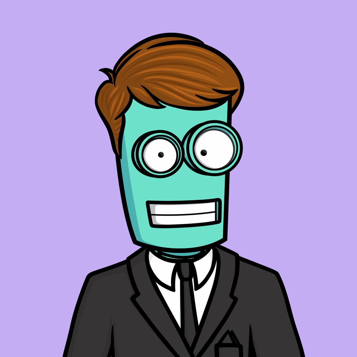 UpsideDownOwl's tweet photo. Drawing NFT assets on Christmas! Added a suit to @RobotCityHigh So close to generating this 6K collection! https://t.co/7cZRM4L80F