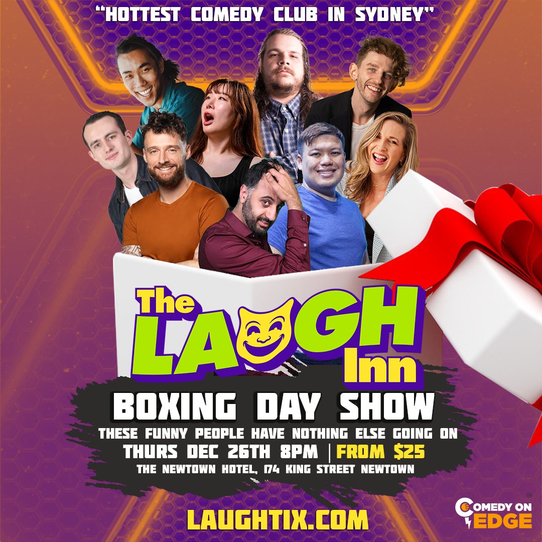 Book now at Laughtix.com