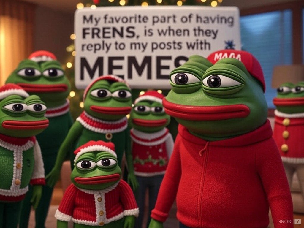 We here at $FrogeX and $Froge on SUI hope you had the Merriest Christmas!!!