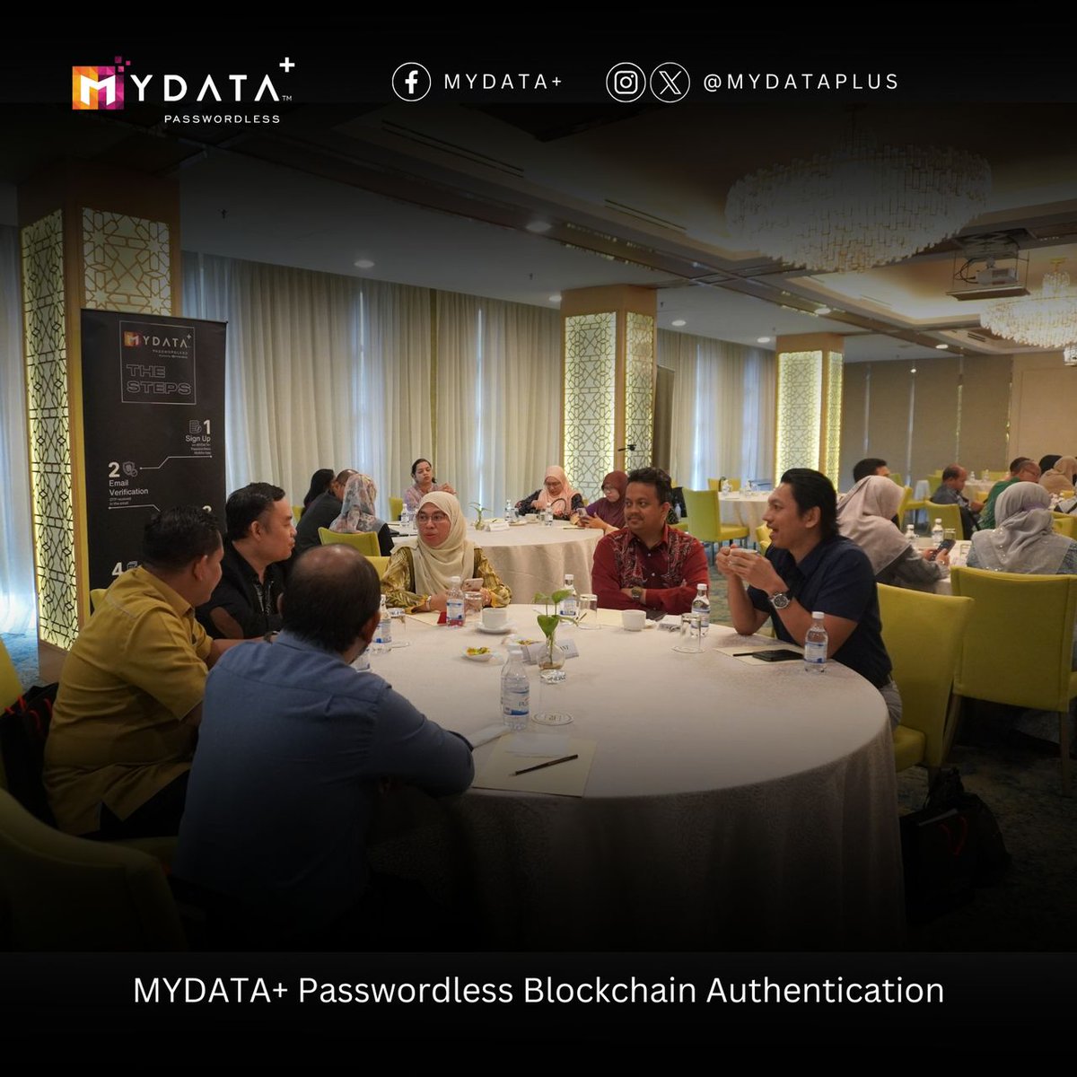 mydataplus's tweet image. With collaboration from FNS Value and participation from 15 government agencies, the event marked a major step in advancing secure, efficient authentication.

Thank you to all attendees for supporting this transformative journey!
 #BlockchainAuthentication #PasswordlessTechnology