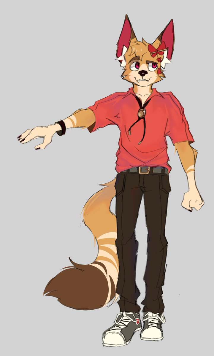 Me hice una nueva reff de mi fursona 💫
#furryartist #art #furryart #furryartwork