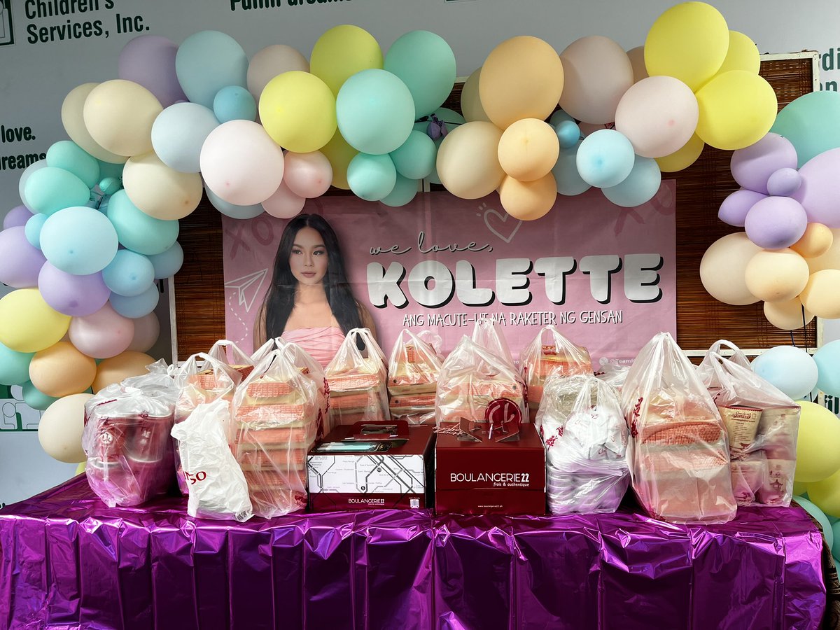 TeamKoletteOfc's tweet photo. First stop over in celebration of Kolette’s birthday! 

HAPPY KOLETTE DAY 

#HappyBirthdayKolette | @kolettemadelo https://t.co/uzisiIPBxl