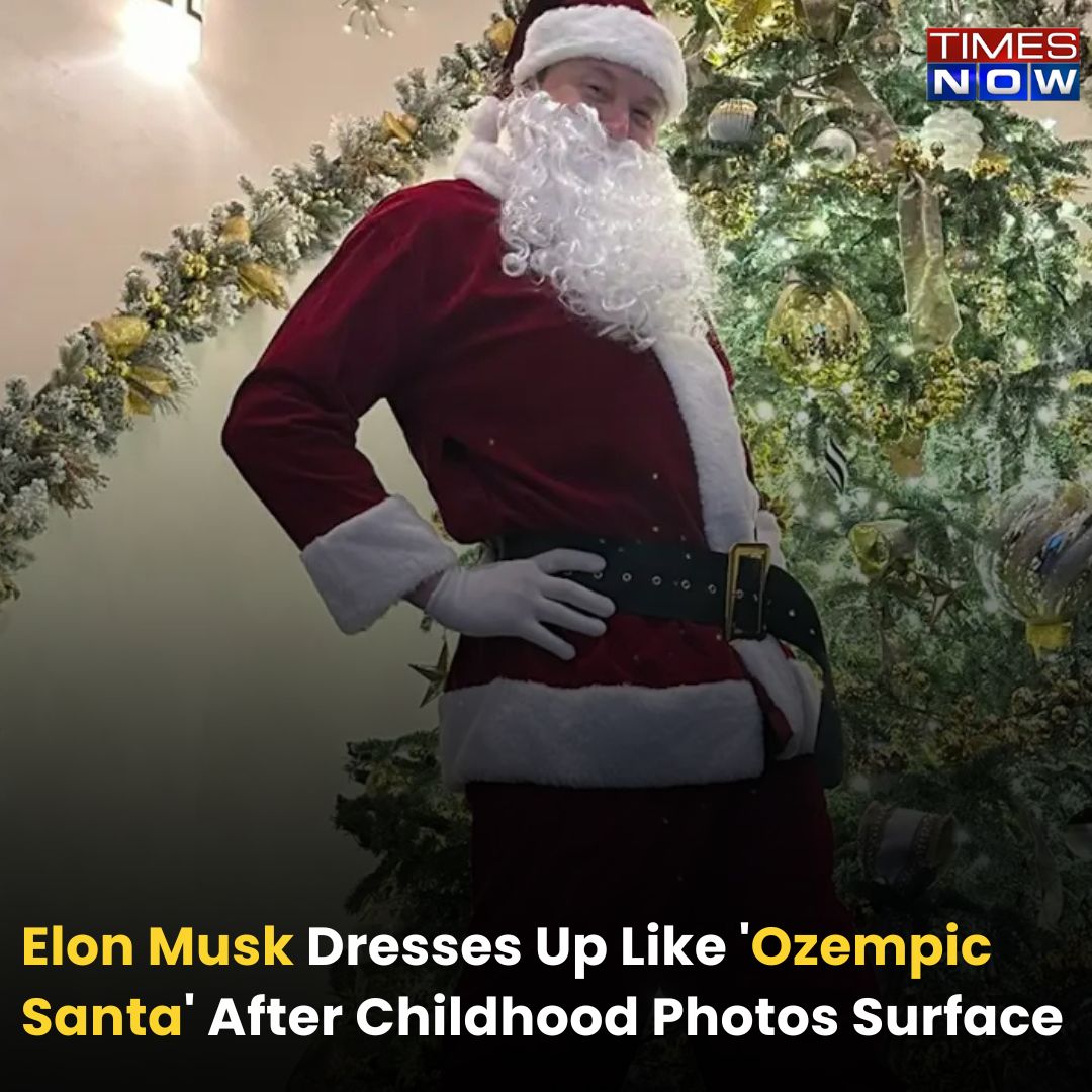Elon Musk Dresses Up Like 'Ozempic Santa' After Childhood Photos Surface | WATCH #TNCards #ElonMusk Read More: https://t.co/TVEV8QcoZr Elon Musk Dresses Up Like 'Ozempic Santa' After Childhood Photos Surface | WATCH #TNCards #ElonMusk Read More: https://t.co/TVEV8QcoZr