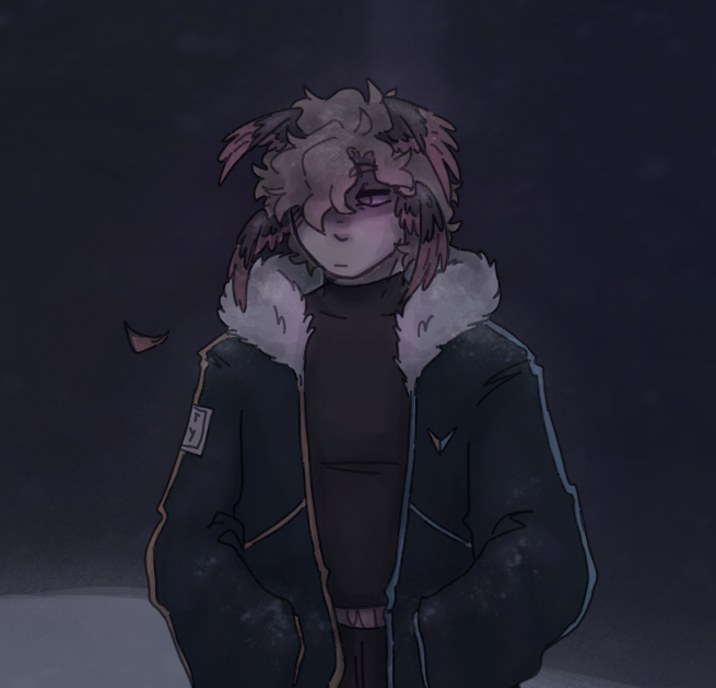 //au with trafficshipping
my piece for the DDVAU Christmas zine!! 
(i also wrote a comic for <a href="/sproutellini/">sprout 🌱⭐️</a> so go check out their amazing art too !!!)

#ddvau #trafficshipping #doublehearted #desertduofanart