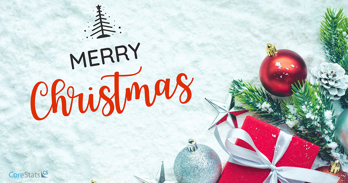 corestats's tweet photo. Wishing everyone a Merry Christmas 🎄 #christmas #corestats https://t.co/5RT1jl2Son
