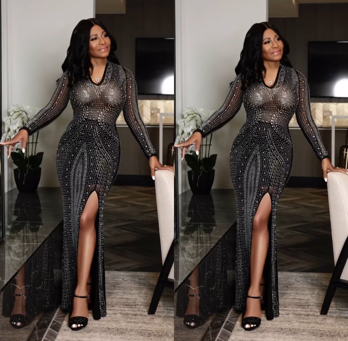 ThePopFlop's tweet photo. Nicki Minaj’s mother, Carol Maraj looks absolutely gorgeous for her 65th birthday. https://t.co/AHHsg83kLZ