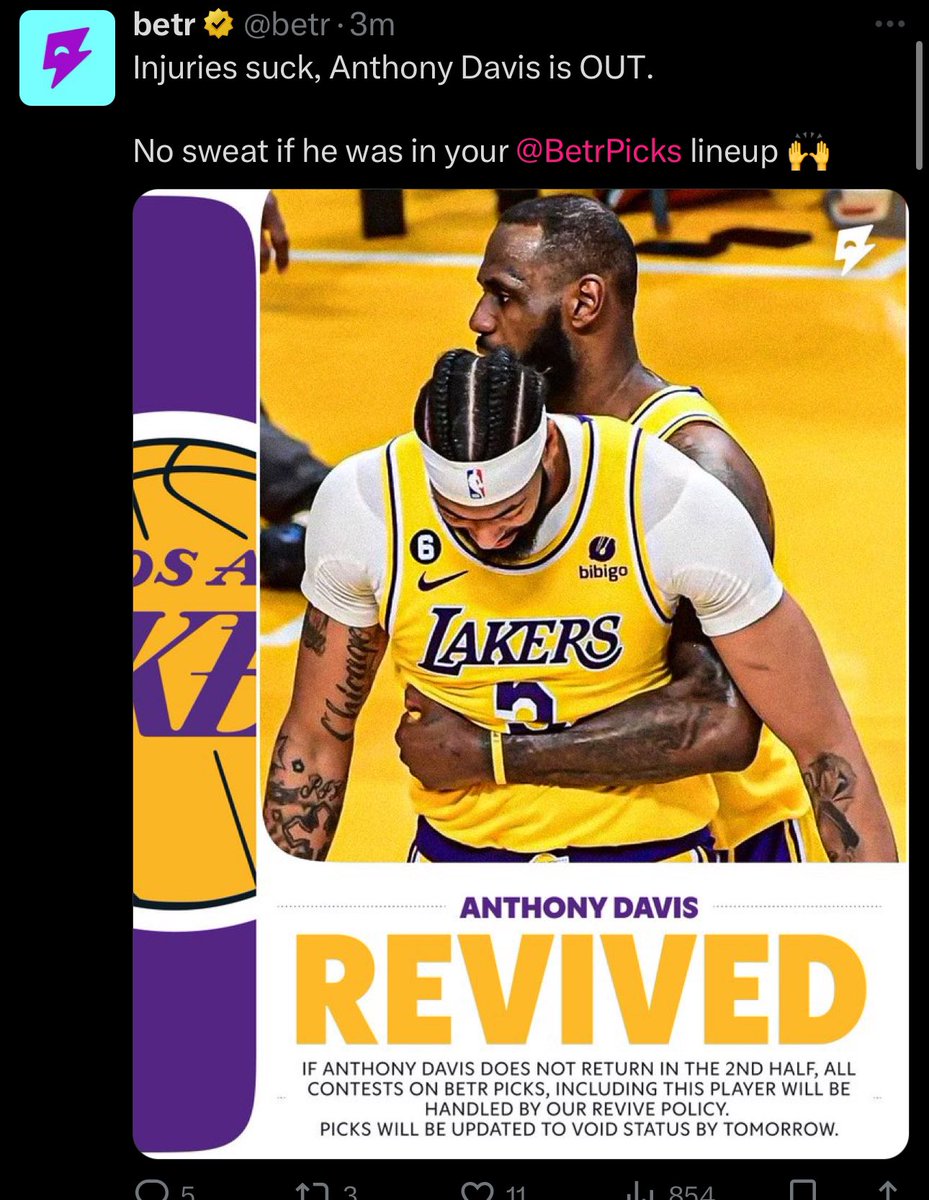 MurdahGG's tweet photo. Seriously FD — @FanDuel @FDSportsbook @FanDuel_Support Void Anthony Davis https://t.co/oeqWt8ZsXX