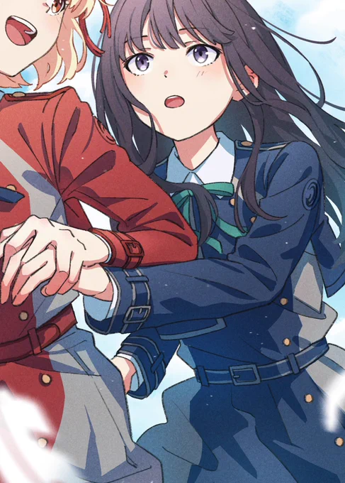 #C105 本の中身少しのせる⑤#リコリコ 千束×たきな 