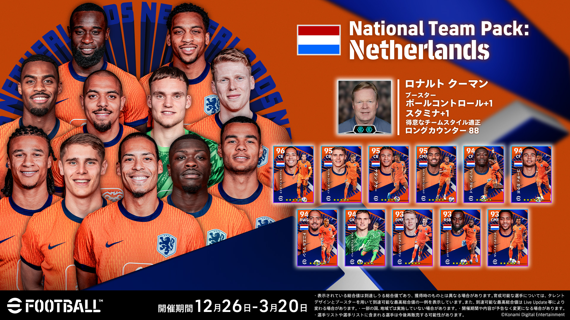 支給品 オランダ代表 スキンスーツ ナショナルチーム NL