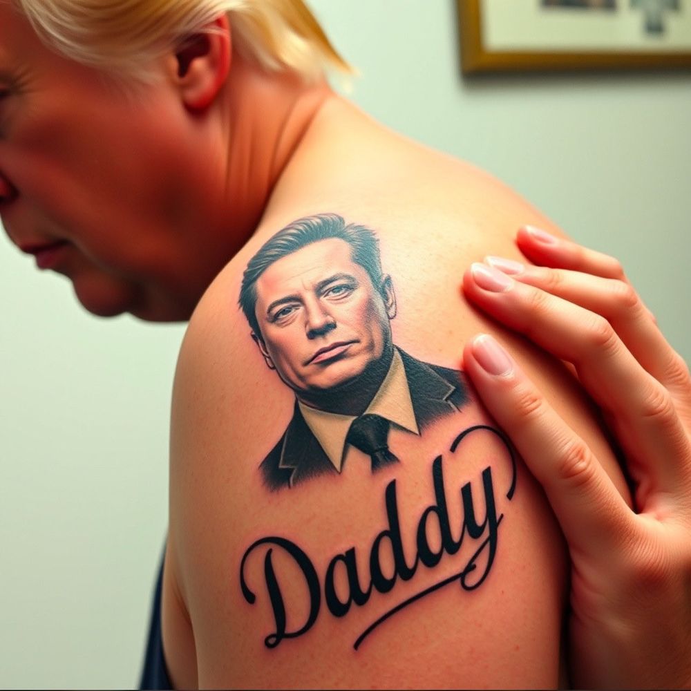 Hey <a href="/realDonaldTrump/">Donald J. Trump</a> 
#TrumpIsARapist 
#TrumpIsElonsGimp
#PresidentMusk