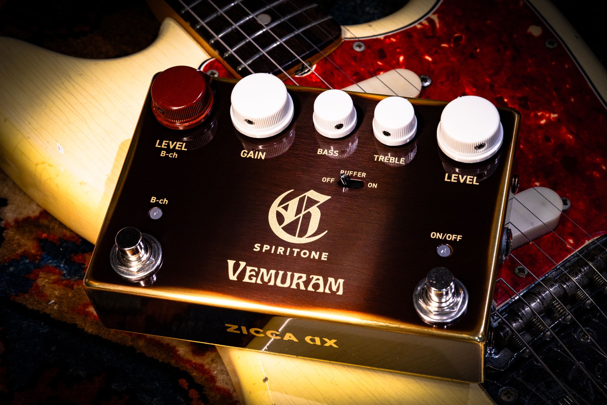 VEMURAM SPIRITONE シリアル300番台 char VEMURAM SPIRITONE #ST02071 Charシグネチャー オーバードライブ