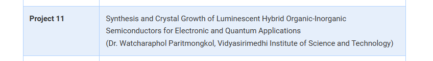 A Christmas present from the Thailand Toray Science Foundation! ttsf.or.th/.../winner.../…

My team at <a href="/VISTEC_Thailand/">VISTEC</a>  and I will ensure that this grant is used effectively to advance foundational and impactful research in Thailand.