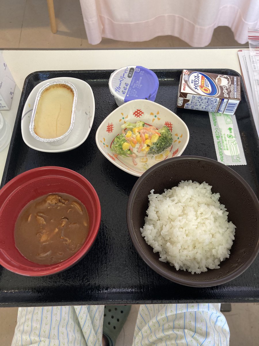 今回の入院生活の最後の病院食