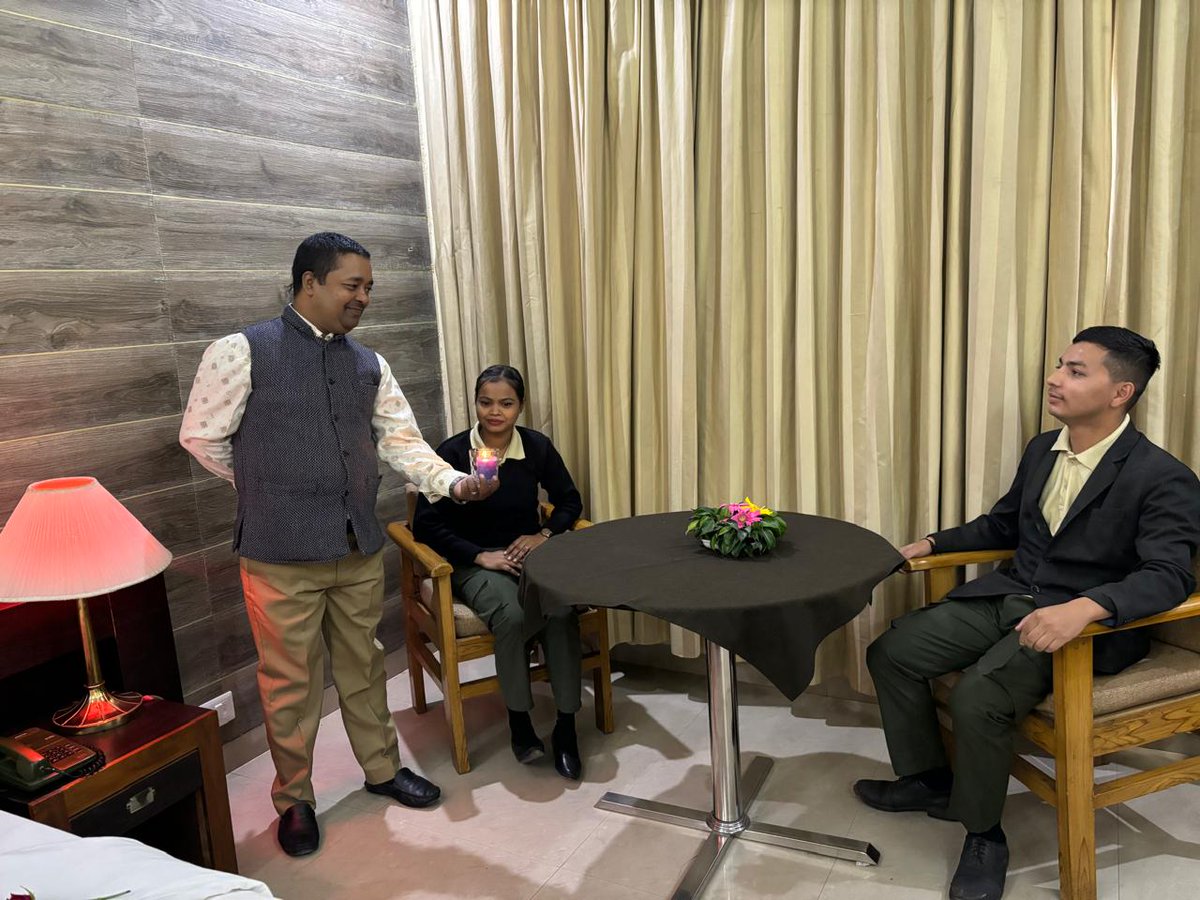 agihld's tweet photo. The Creativity Club, Housekeeping department under the flagship of Faculty of Hospitality Management, Amrapali University organized a workshop on “Room Turndown Service for Special Occasions”.
#amrapaliuniversity #amrapali #bestuniversity #hotelmanagement #bhm #bhmct #dho https://t.co/152MqhLqf3