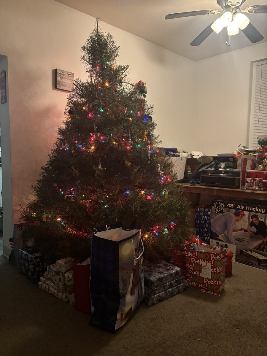 Christmas threw up in our house. My favorite gift I got was a record player with a FFDP vinyl, my kids was there computer, and my girl was her vinyl record from Alexandra Kay. MERRY CHRISTMAS EVERYONE.