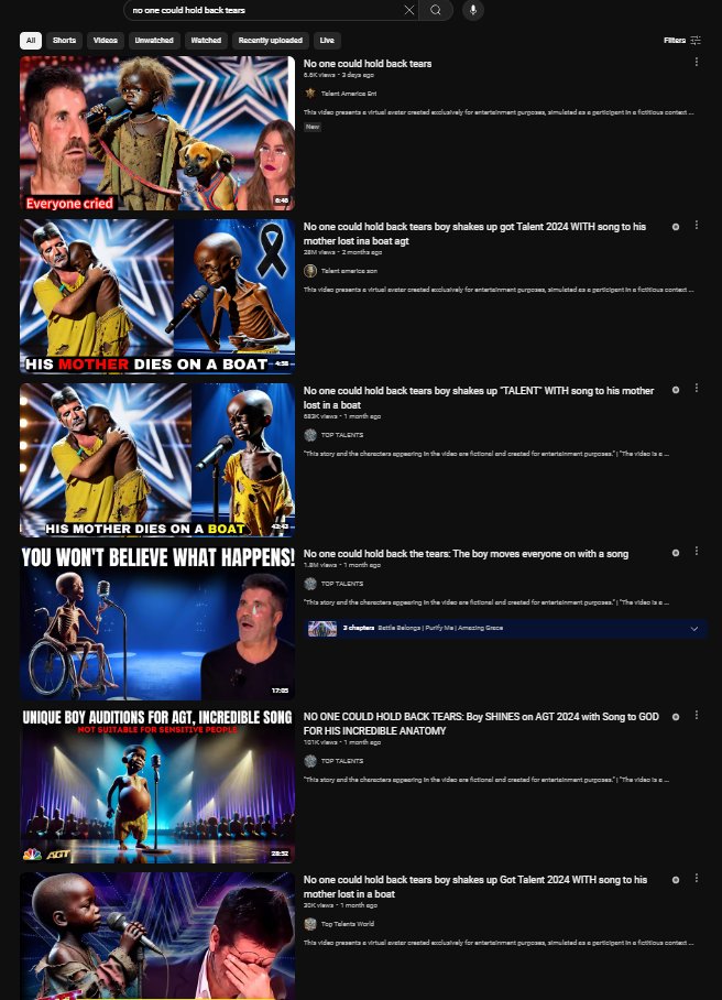 NO ONE COULD HELD BACK TEARS