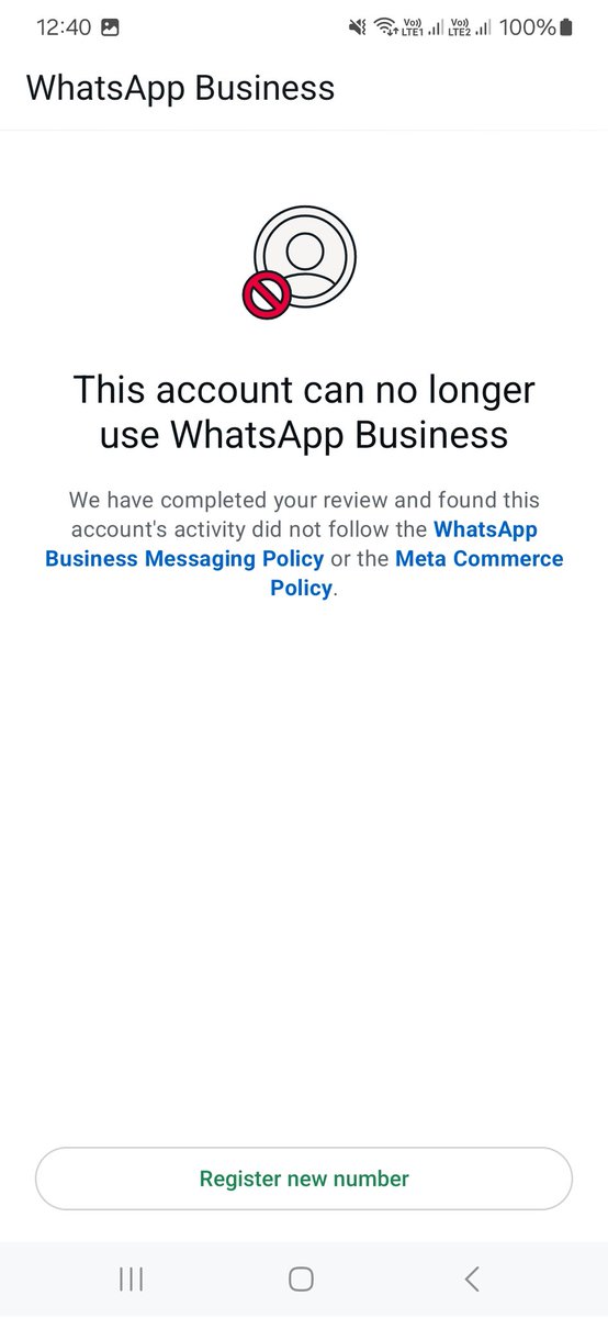 SarahSerhan3's tweet photo. @WhatsApp You failed to protect my account from a malicious group of haters who falsely reported it to harm my business.  You deactivated my account without an appeal option and without an investigation! As a platform, you MUST protect businesses, DO INVESTIGATE!! https://t.co/B5s8dmpETJ