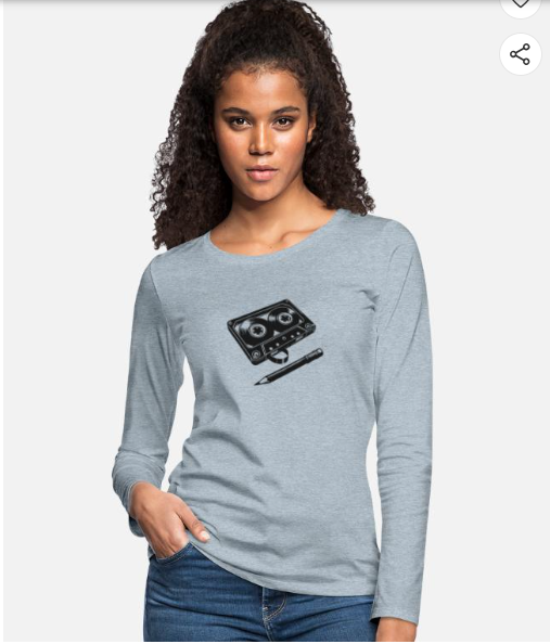 NNawyal46878's tweet photo. audio tape with a pencil funny t shirt design on Women's Premium Long sleeve Shirt >> https://t.co/SKxVfZoQ1k

#PremiumShirt #LongSleeves #WomensFashion #Stylish #Comfortable #Fashionista #WardrobeEssential #Versatile #QualityClothing #MustHave #Beyoncé #Lamar 
#AEWDynamite https://t.co/TNzsAF4x8a