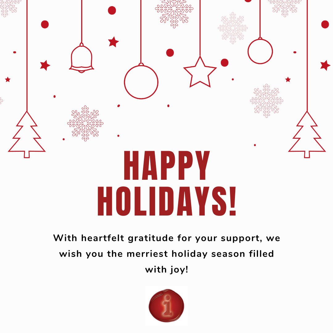🎄✨ Happy Holidays from all of us at IMPRENTA! 🎅💫

Let’s carry the warmth of this season into the new year ahead

#HappyHolidays #HolidayJoy #IMPRENTAFamily
