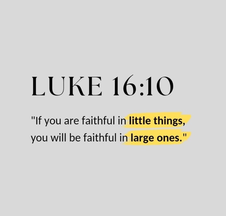 Luke 16:10