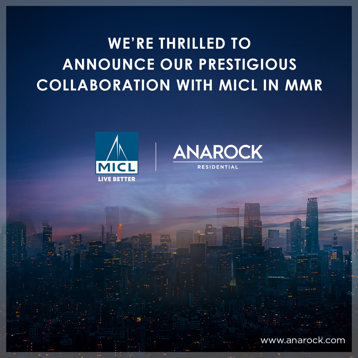 ANAROCK's tweet photo. #Partnership that Inspires Dreams and Shapes Tomorrow!
The ANAROCK Mumbai Residential team is excited to strategically partner with #MICL a distinguished leader in real estate.
This partnership begins a transformative journey to reshape Mumbai’s skyline, pushing the boundaries of innovation and enhancing the urban living experience like never before.
#anarock #partnership #micl #maninfra #realestate #mumbai #MMR #residential #micromarket