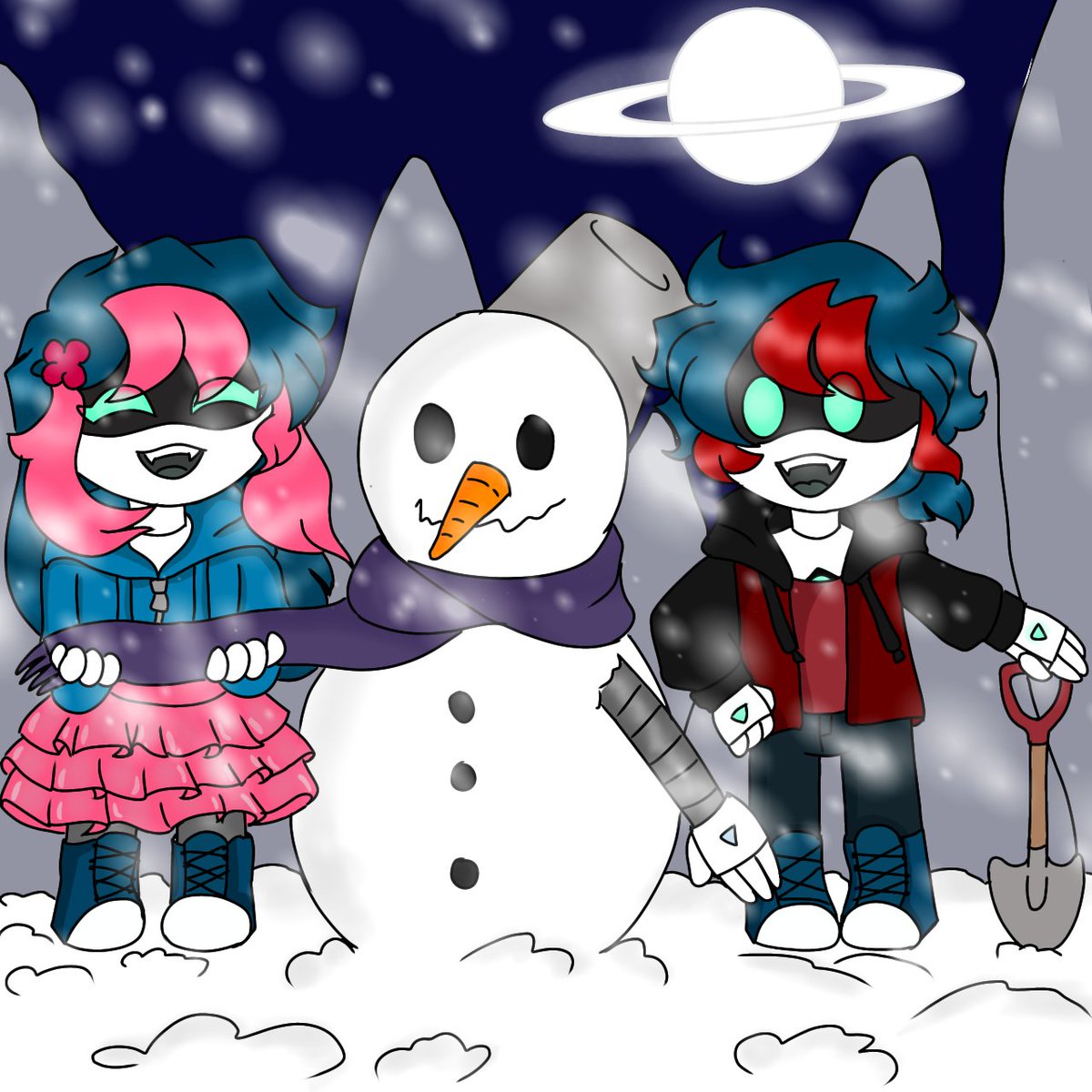Michell50286832's tweet photo. Me estaba mudando asique no tenia tiempo para dibujar últimamente 😅
De todas formas aquí les dejo un dibujito de lexi y toby asiendo un muñeco de nieve (ya mañana subiré algo más navideño)
#murderdrones #murderdroneslexitoby #murderdronesoc #murderdronesau #LexiToby https://t.co/5za1UBCAjF