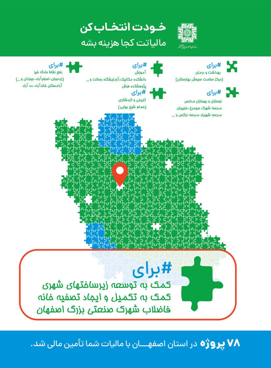 Beheshtehashtom's tweet photo. مردم حق دارندبدانندمالیاتی که پرداخت می کنندکجا هزینه می شود
🔹بااجرای طرح نشان دارکردن مالیات ۲۰۰۰ پروژه بامالیات مردم تامین اعتبار شدکه برخی از آنها عبارتنداز
🔺۳۳۴ مدرسه(ساخت و تجهیز
🔺۳۶۴ پروژه آبرسانی
🔺۲۰۳ بیمارستان و اورژانس و خانه بهداشت 
و...
#نشان_مالیات
#عدالت_مالیاتی https://t.co/dEBG1ClkQb