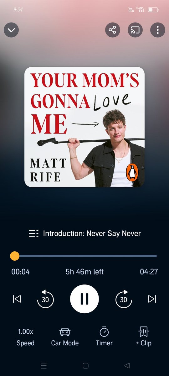 n_shreeya's tweet photo. Here we go..starting your book.. @mattrife was very excited for this and finally gonna listen to this💘😘❤✨ https://t.co/MGNe0DMzpP