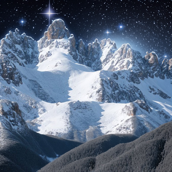 RT when you see our reflection in the snow-covered hills 🏔️