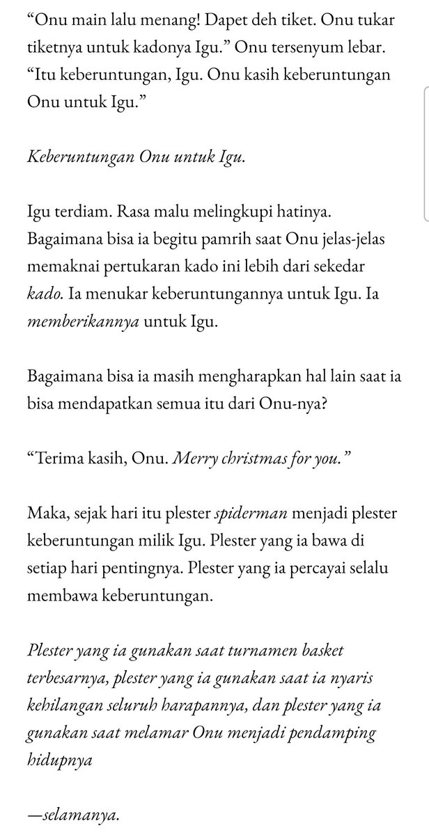 afterreight's tweet photo. minwon au ✿ | onetweet

Christmas Luck ;—tentang Onu dan kado kecilnya. 🎁🎄 https://t.co/ZDNOga5L22