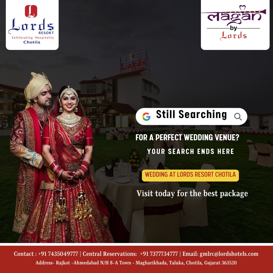 LordsChotila's tweet photo. Dreaming of a magical wedding? 

Lords Resort  Chotila offers breathtaking views, impeccable service, and a perfect setting to say 'I do'. 

#LordsHotels #LordsResorts #Lords_Chotila #banquethall #wedding #banquet #party #weddingvenue #eventplanner #events #celebration #event https://t.co/TyaGuMaNaY