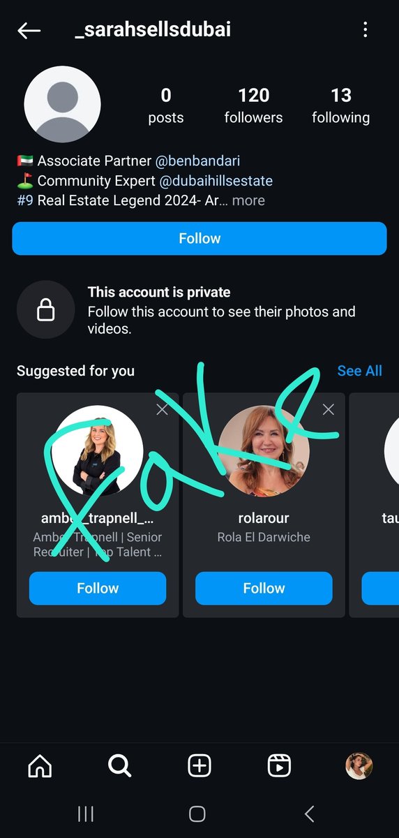 SarahSerhan3's tweet photo. @instagram My account was hacked, and two fake accounts were created to impersonate me. This was part of a malicious campaign to harm my business. How are you protecting users, especially when reviewing appeals takes 24 hours? I have proof of this attack. https://t.co/Gk11CGzncq