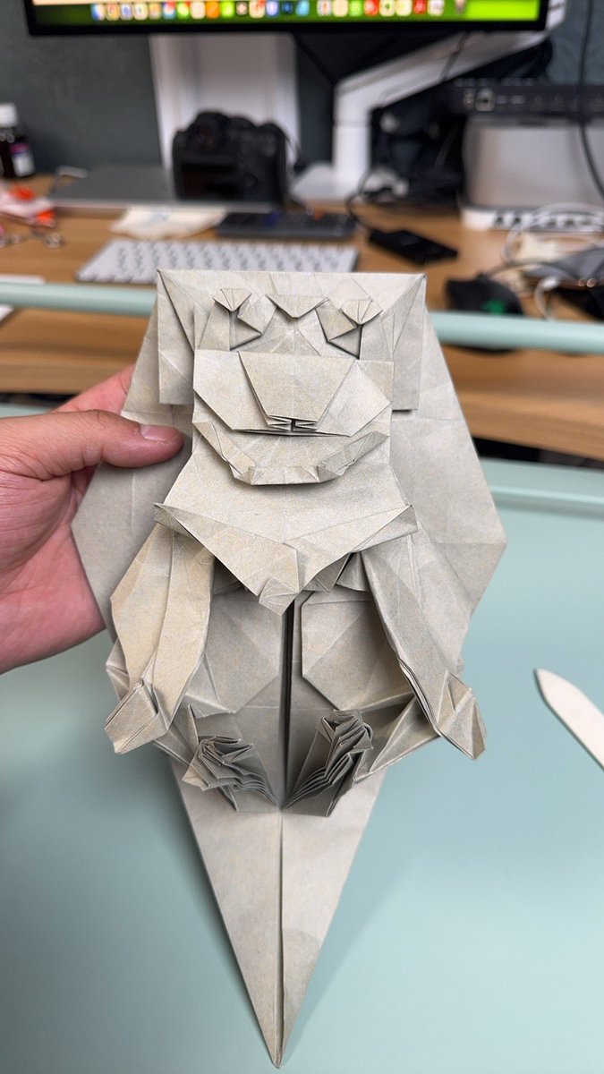 涂开明狮子折叠进度