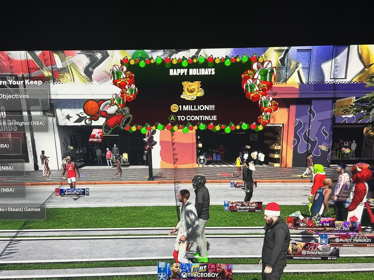 1 million VC as a gift 😭
#NBA2K25 merry Christmas