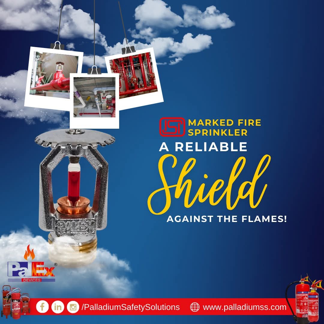 SafetyPalladium's tweet photo. A Reliable Shield Against the Flames - Palex ISI Marked Fire Sprinklers 

#Palex #PalladiumSafetySolutions #FireSafetySolutions #FireSafety #fireprevention #FireProtection #firedetectionsystem #FireSprinklers https://t.co/NrcPzJ6ULj