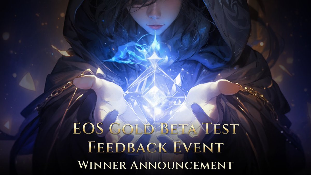 EOS Gold Beta Test Survey Event Winner Announcement

The Beta Test Survey Event has come to an end, and here are the 5 lucky winners who will be receiving a guaranteed WL of the EOS Gold NFT.

Congratulations to all the winners!

🏆 Winners(Discord Handle):
1️⃣ k2eddy
2️⃣ meganinos