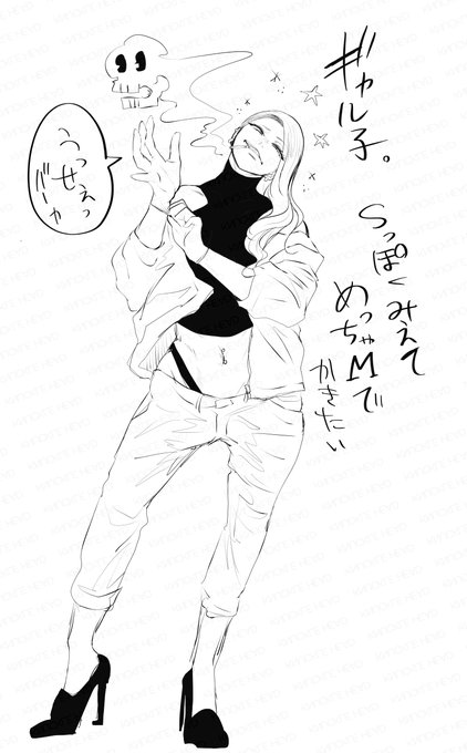 ラクガキ。気の強いこが描きたい 