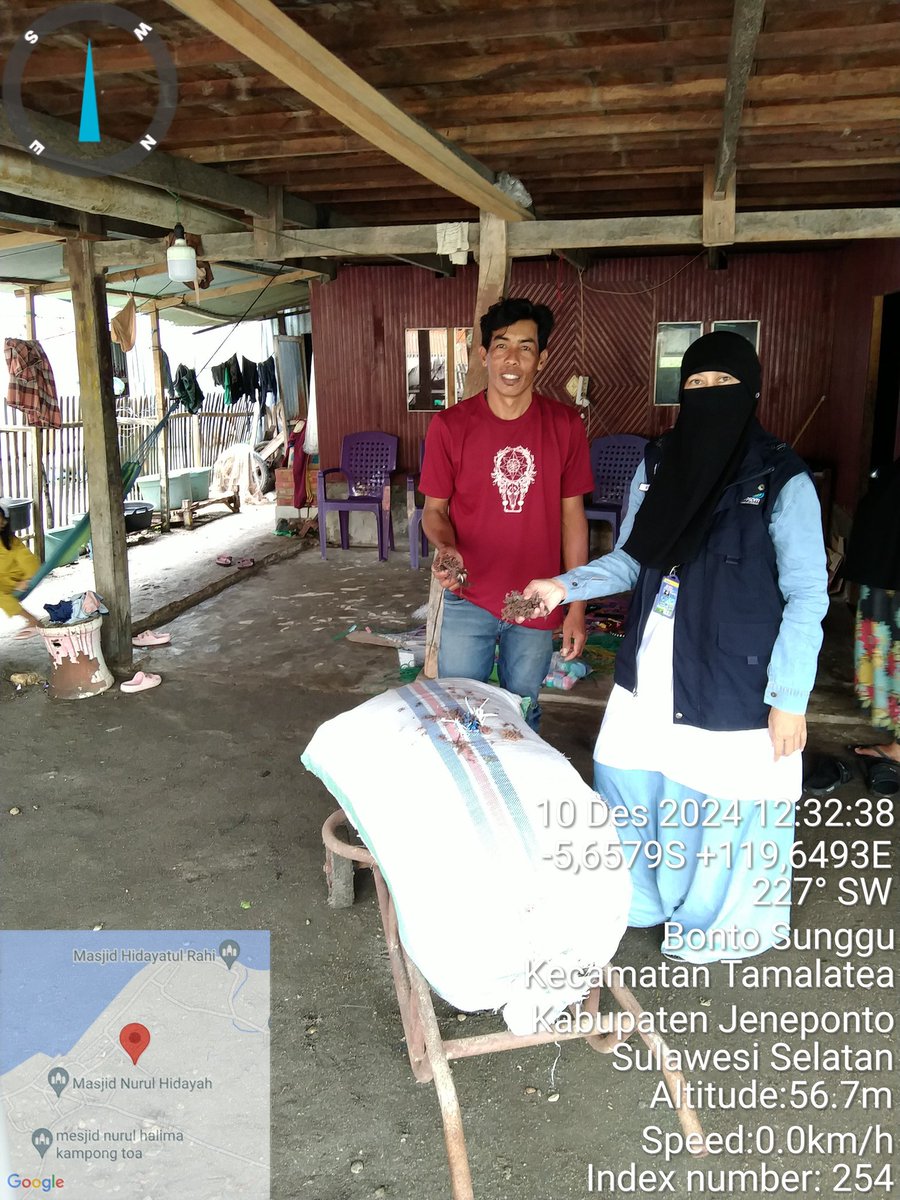 stdewi98's tweet image. Selasa,10 /12/2024 Pengambilan Data Produksi di Pokdakan Cahaya Kassika Desa Bontojai Kec.Tamalatea jenis Eucheuma Cottonii sebanyak 50 @ 14.000
