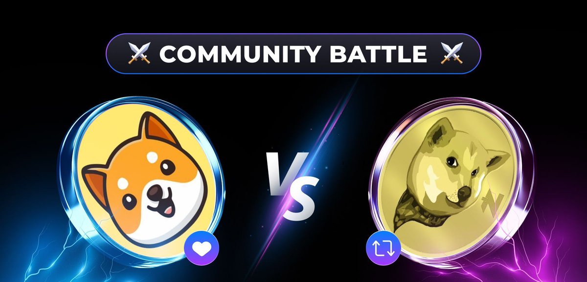 WhaleSatoshi's tweet image. It’s a war of the #memecoin community!

❤️ #BABYDOGE
🔁 #NEIROCTO 

Choose your team below!
